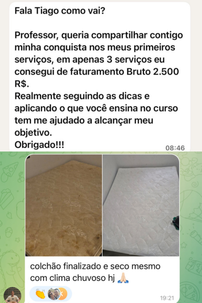 Depoimento de aluno